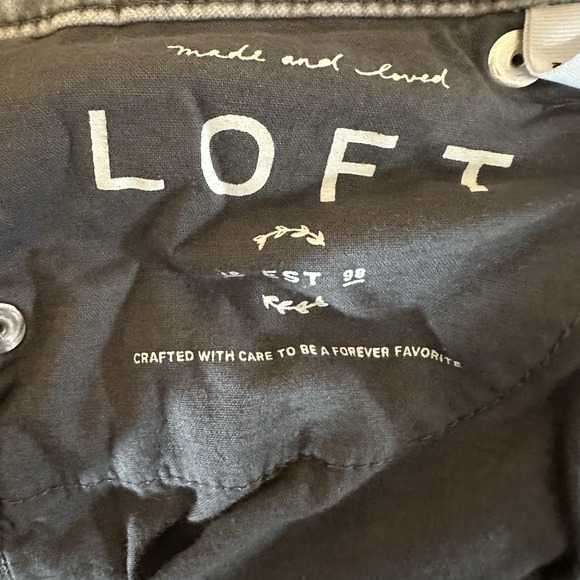 LOFT Modern Skinny Corduroy Pants Gray Size 30/10 - Picture 4 of 9